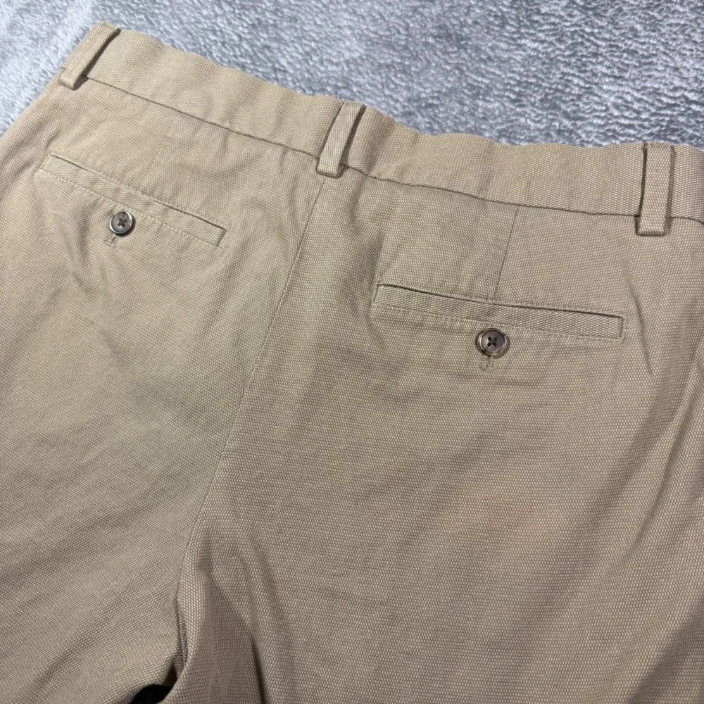 Banana Republic Aiden Fit Chinos Mens 32x32 Tan Khaki Textured Dobby Pants